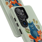 Woodland Stack Samsung Galaxy Phone Case | Cute Bear, Fox & Owl Protective Cover