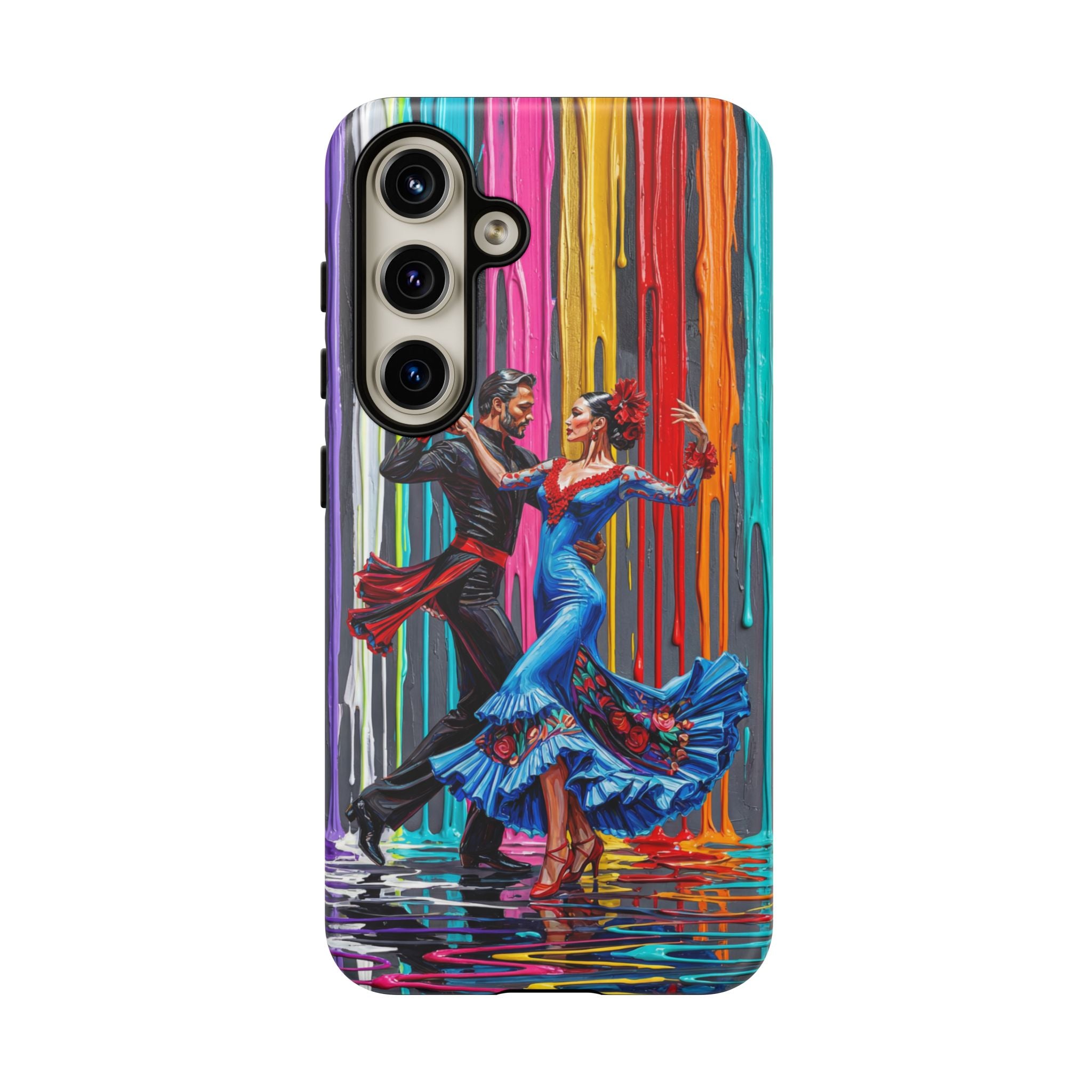 Colorful Tango Samsung Galaxy Phone Case | Vibrant Dancing Couple Art Protection