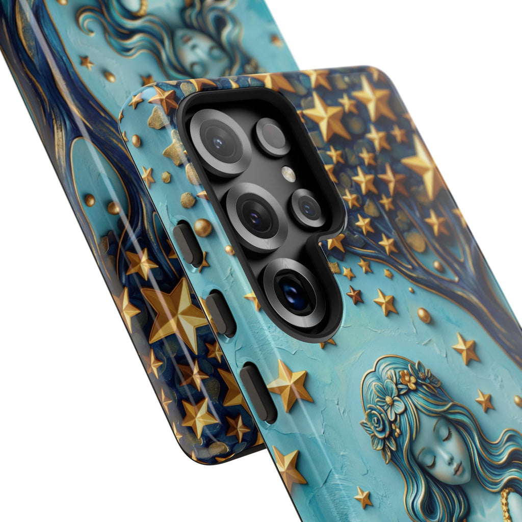 Dreamy Maiden & Star Tree Samsung Galaxy Phone Case