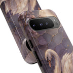 Swan Google Pixel Phone Case | Moonlit Lake Phone Case