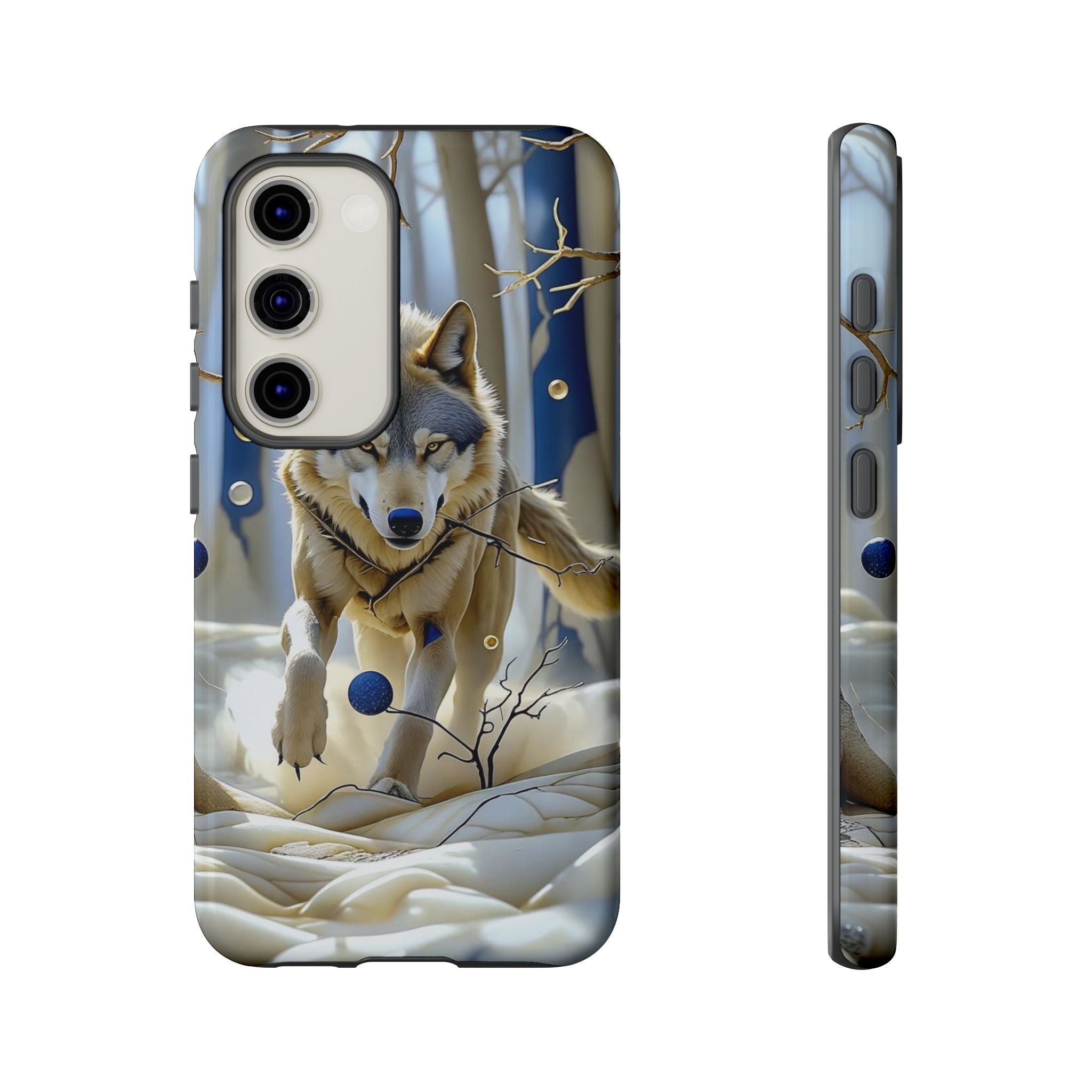 Wolf in Snow Samsung Galaxy Case — Rugged Wildlife