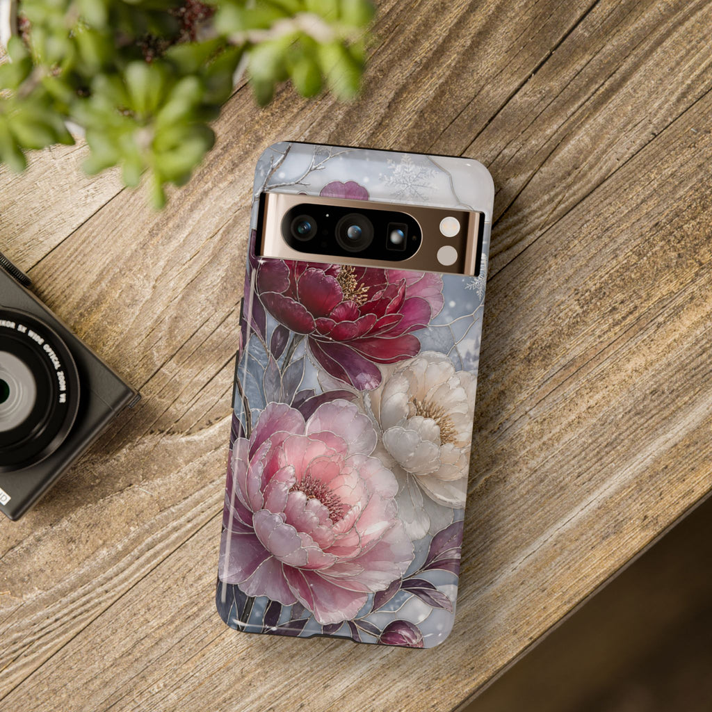 Vintage Google Pixel Floral Phone Case | Peony Flower iPhone Case