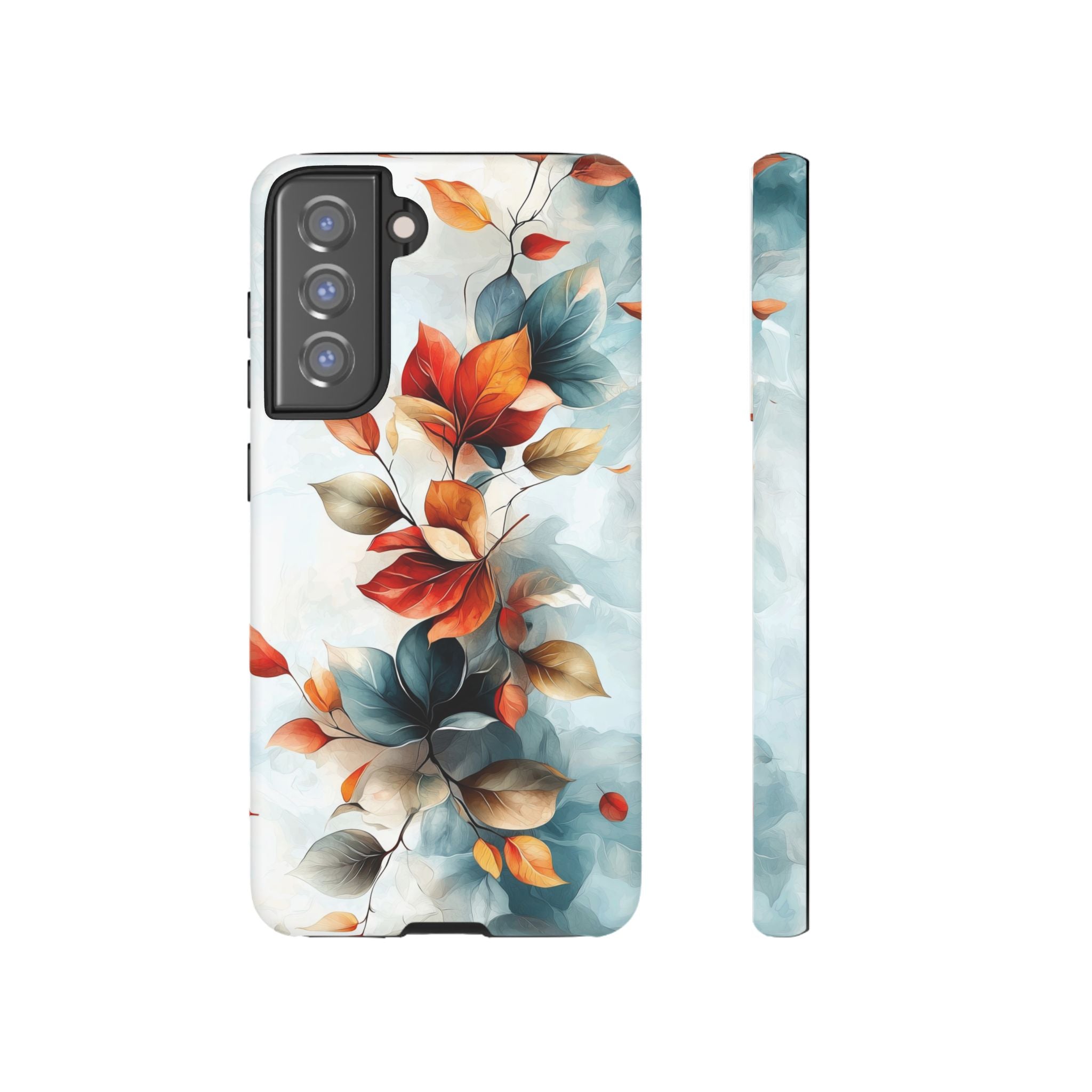 Floral Autumn Leaves Watercolour Tough Samsung Galaxy Case
