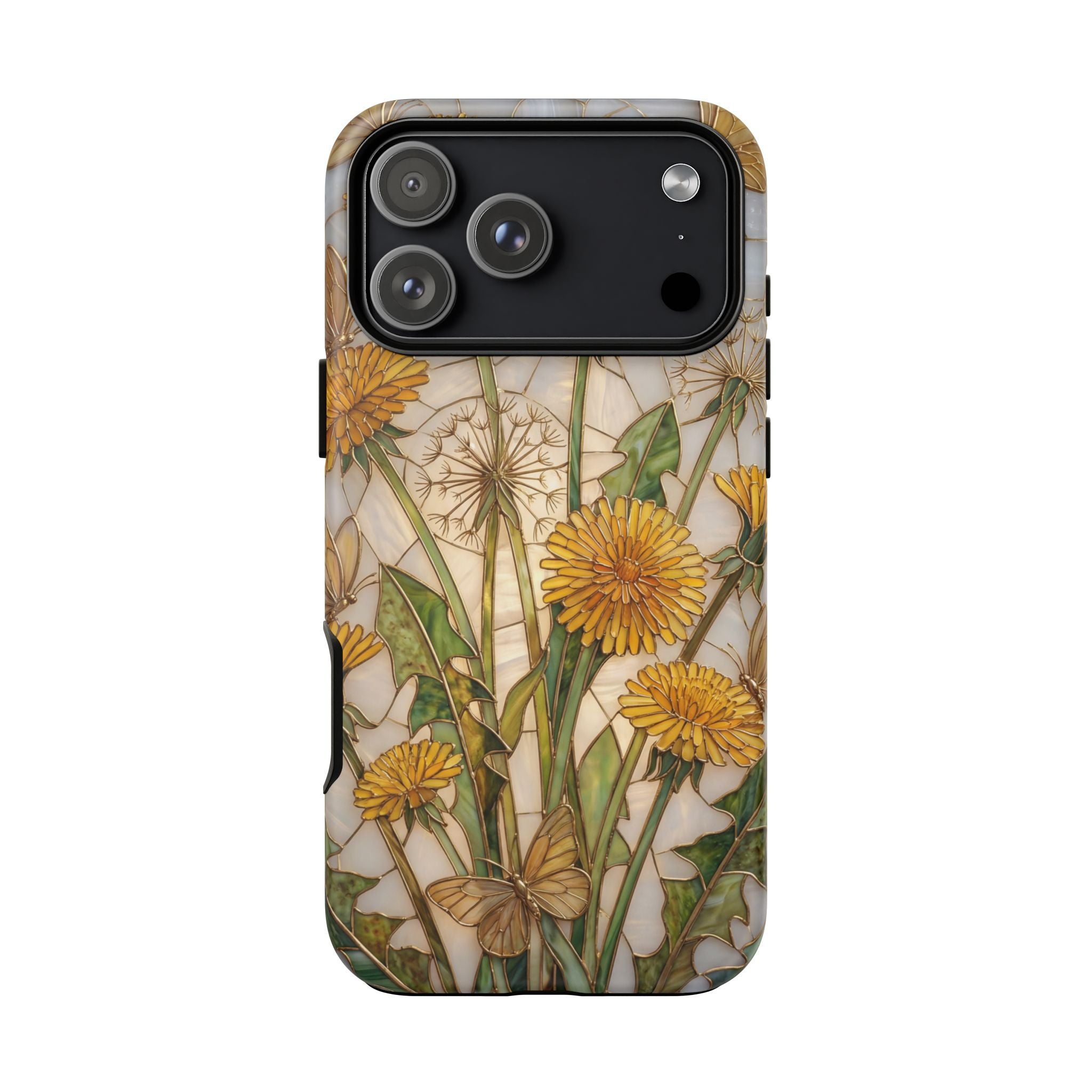 Dandelion Bouquet Tough iPhone Case — Floral Botanical Protective Cover