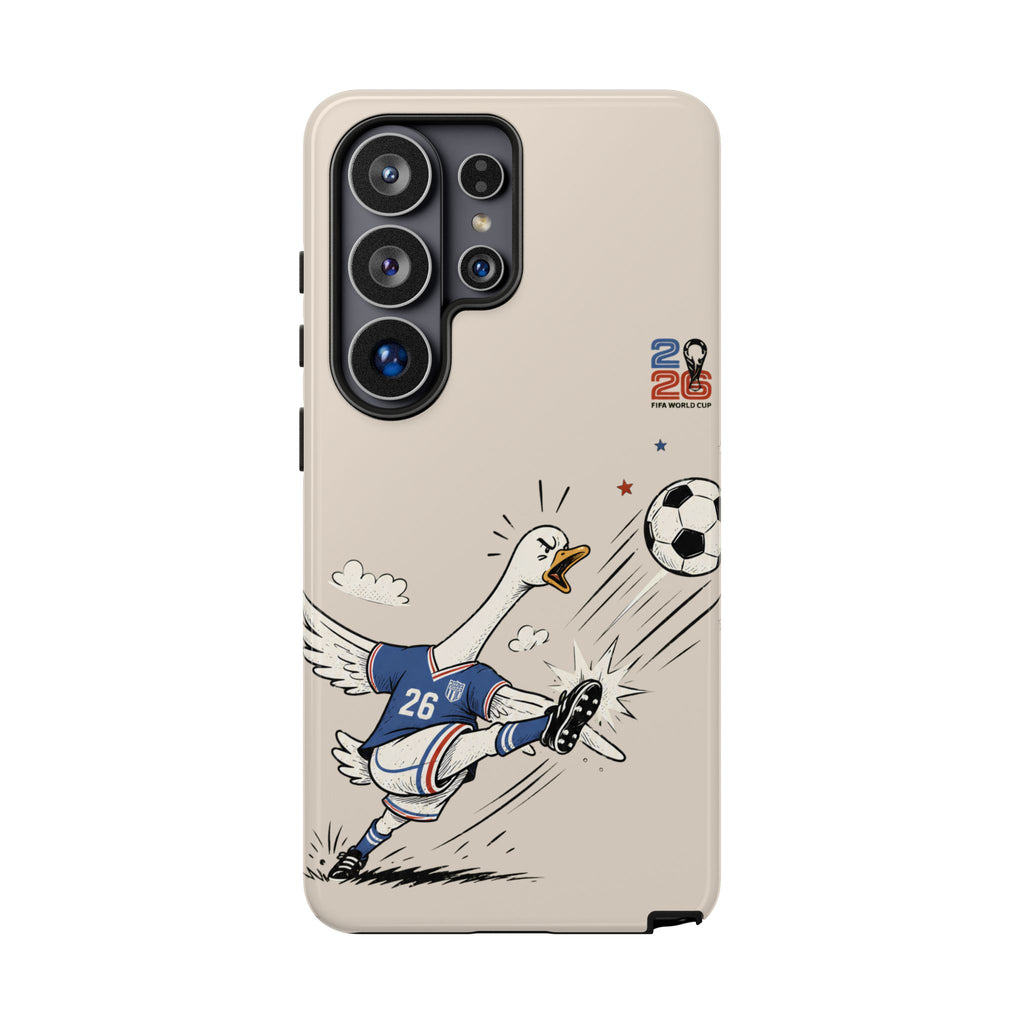 Soccer Goose Samsung Galaxy Phone Case | Funny Sports Bird Cover