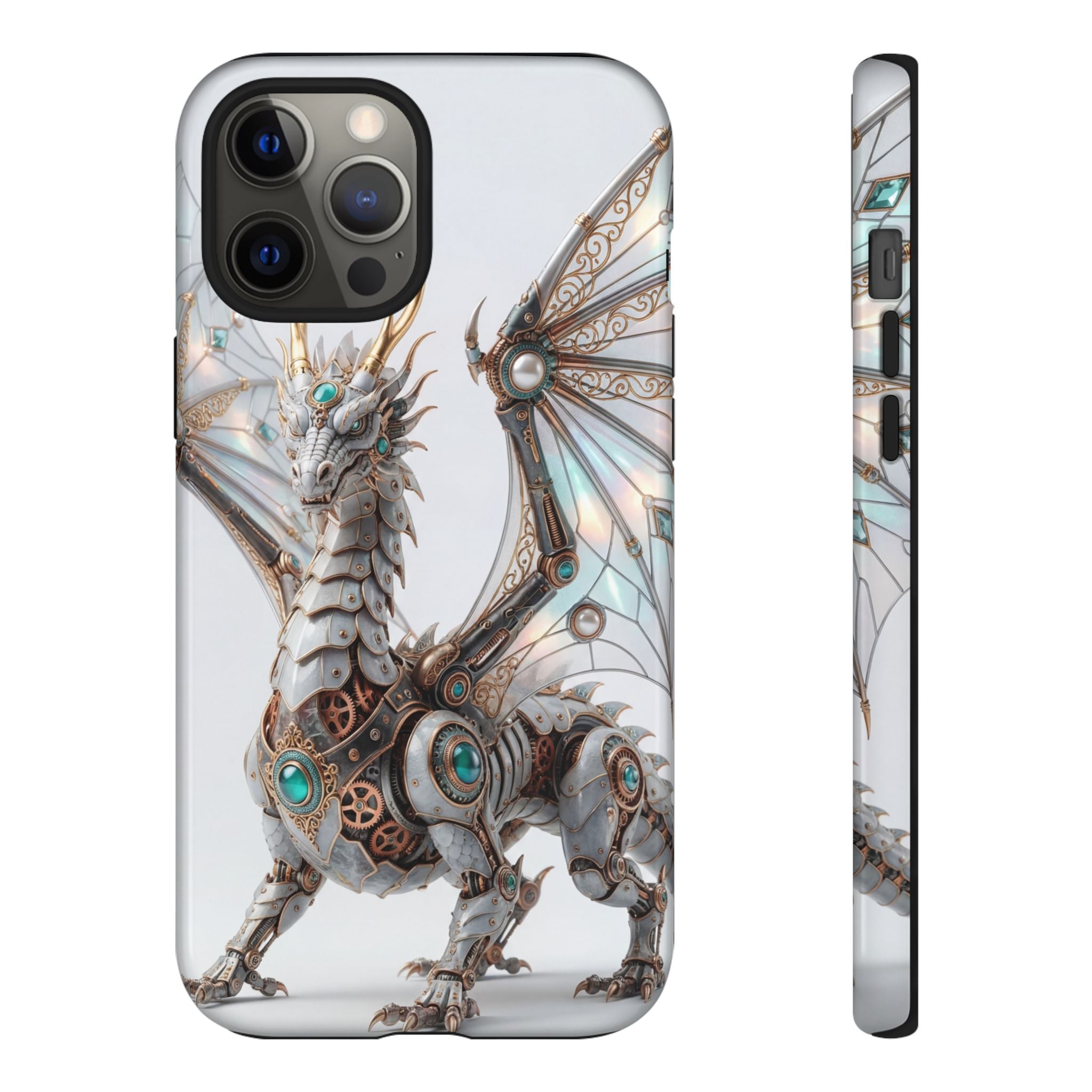 Steampunk Mechanical Dragon iPhone Case — Fantasy Armor Protective Cover