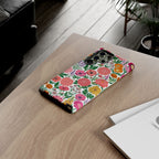 Floral Tough Samsung Galaxy Phone Case | Colorful Garden Print Protective Cover