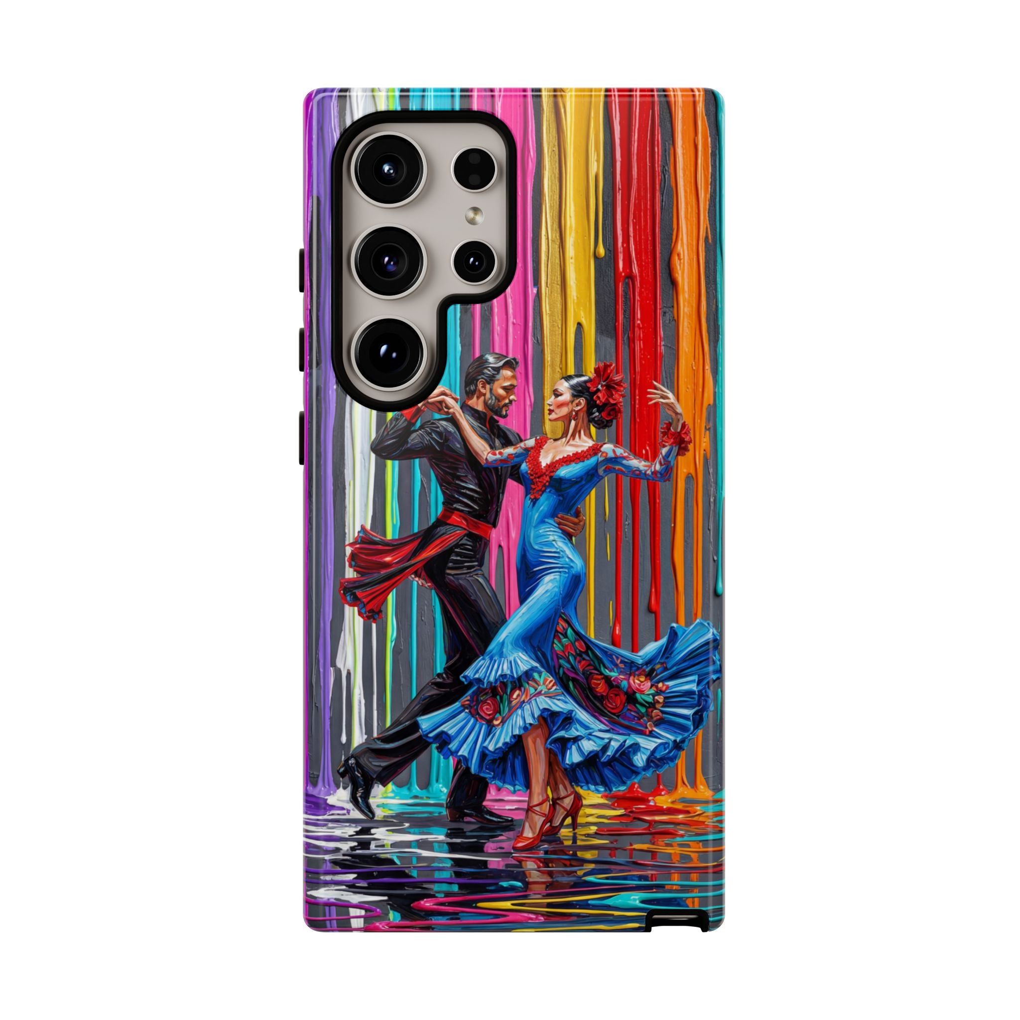 Colorful Tango Samsung Galaxy Phone Case | Vibrant Dancing Couple Art Protection