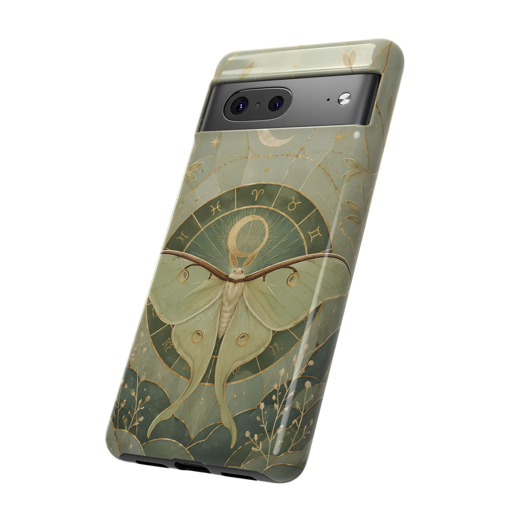 Luna Moth Google Pixel Phone Case | Celestial Moth Phone Case