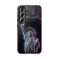 Neon Statue of Liberty Tough Samsung Galaxy Phone Case