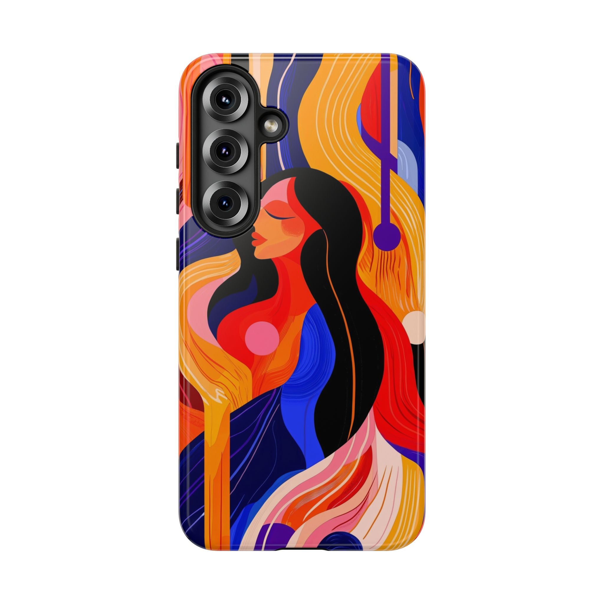 Abstract Colourful Woman Samsung Galaxy Tough Case | Vibrant Artistic
