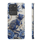 Asian Zodiac Rat Samsung Galaxy Phone Case | Blue & White Porcelain Art Slim Protective iPhone Case | Year of the Rat Gift