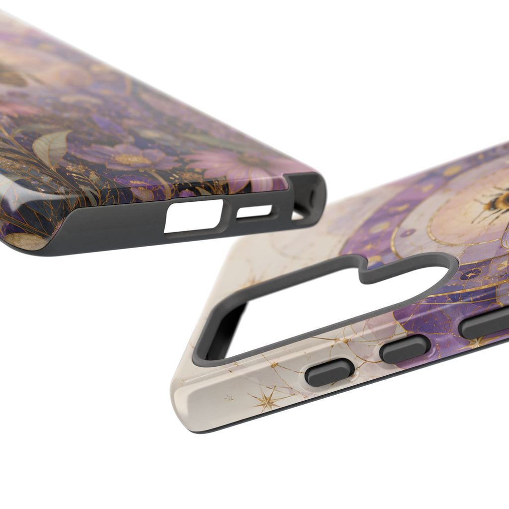 Honey Bee Samsung Galaxy Phone Case | Botanical Bee Phone Case