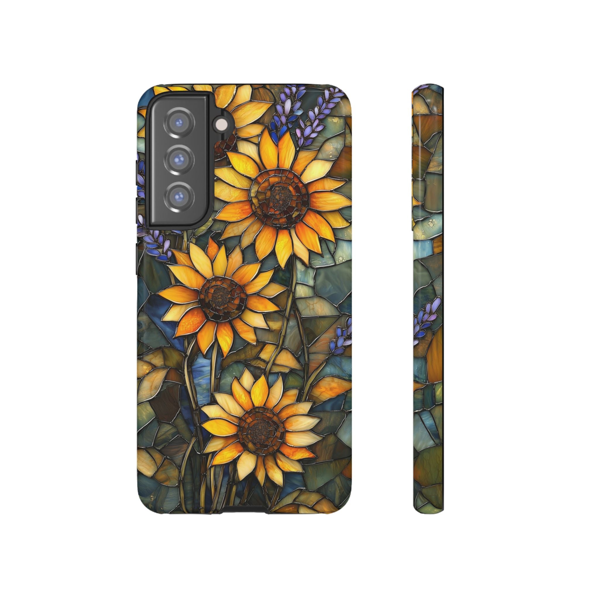 Sunflower Stained Glass Samsung Galaxy Case