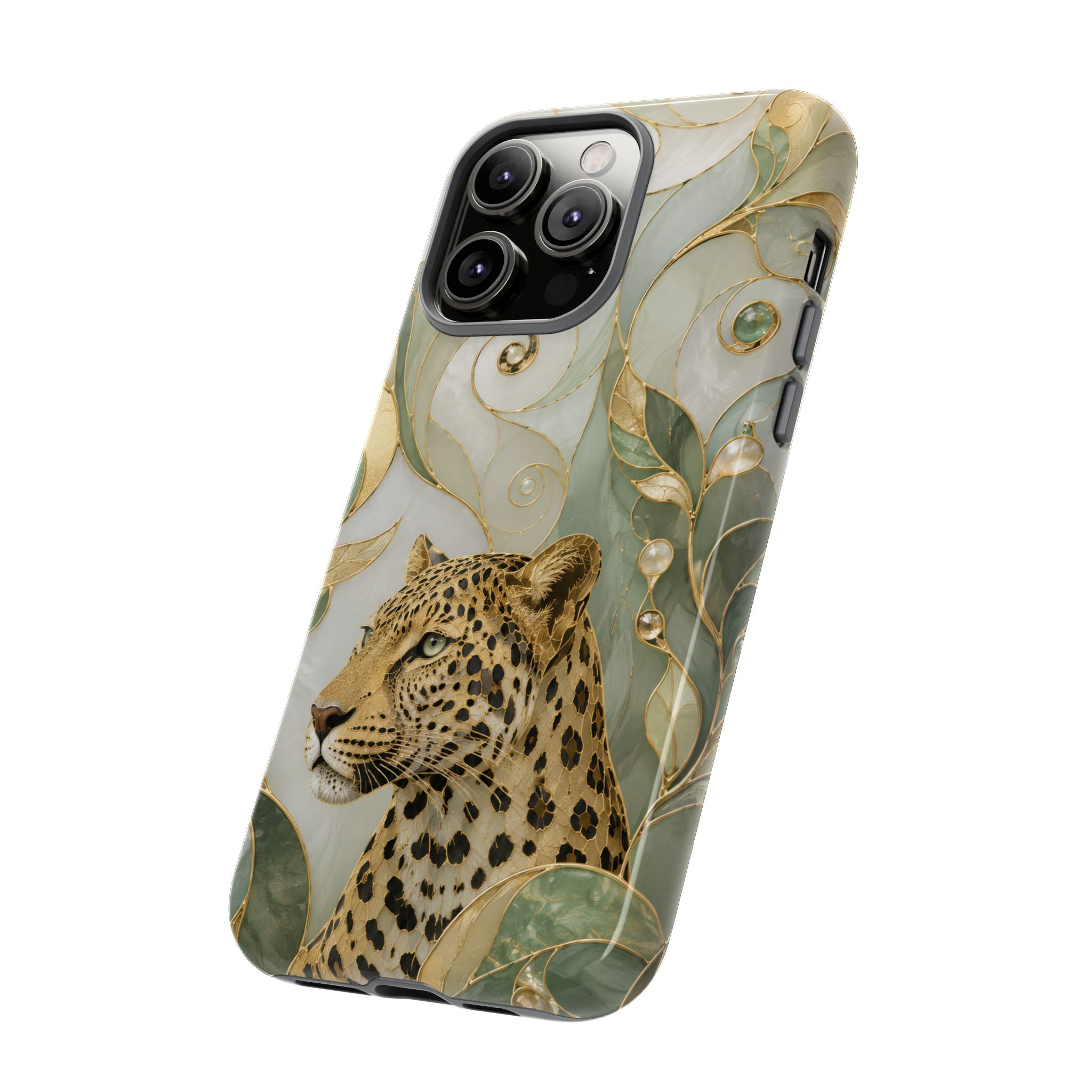 Leopard iPhone Case | Elegant Big Cat Art Cover