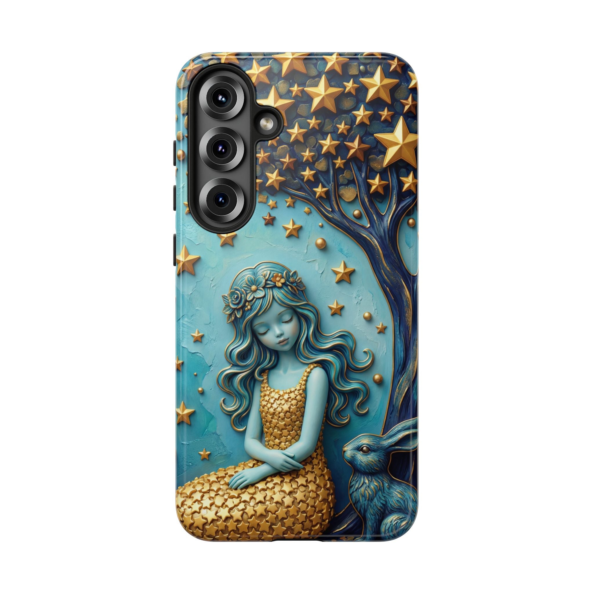 Dreamy Maiden & Star Tree Samsung Galaxy Phone Case