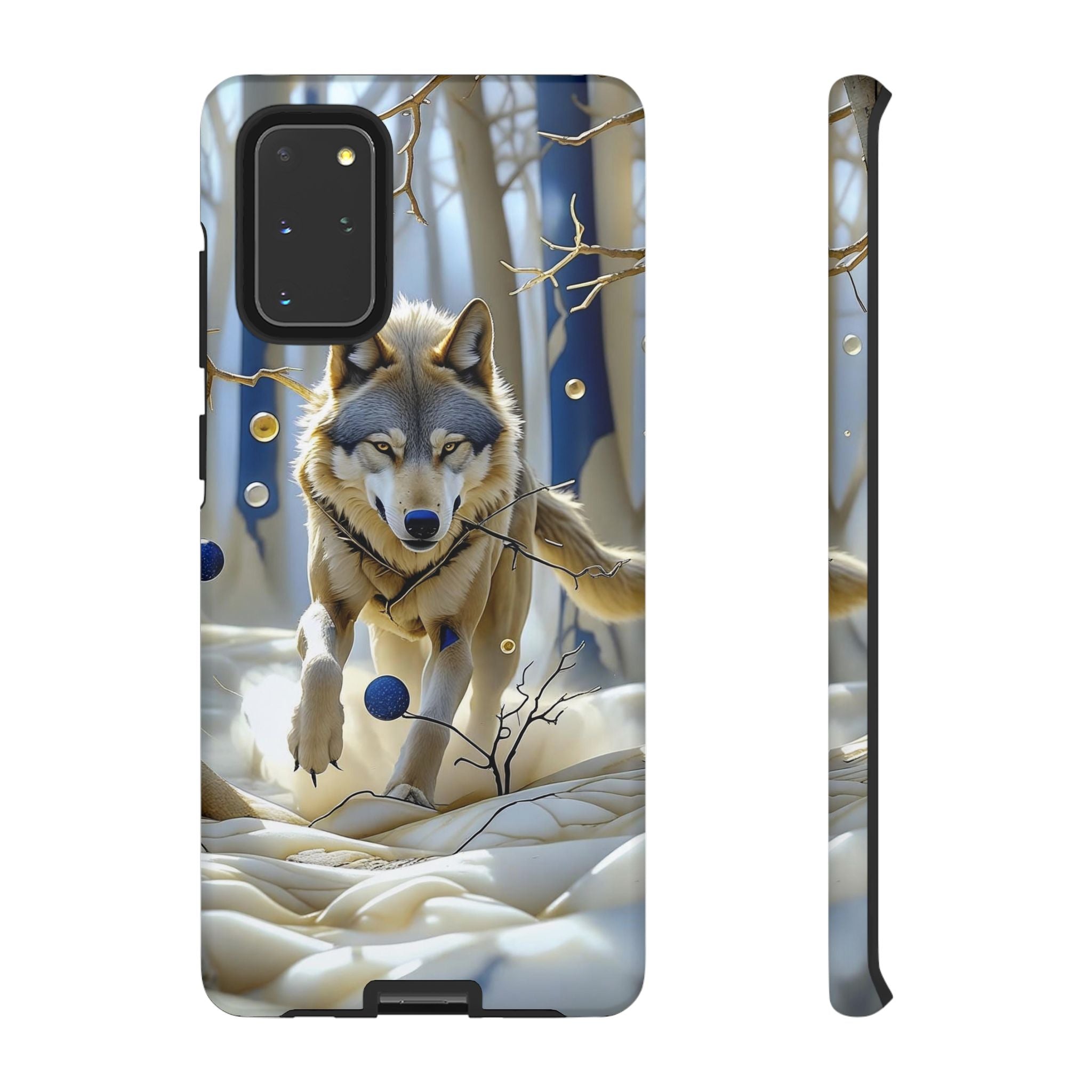 Wolf in Snow Samsung Galaxy Case — Rugged Wildlife