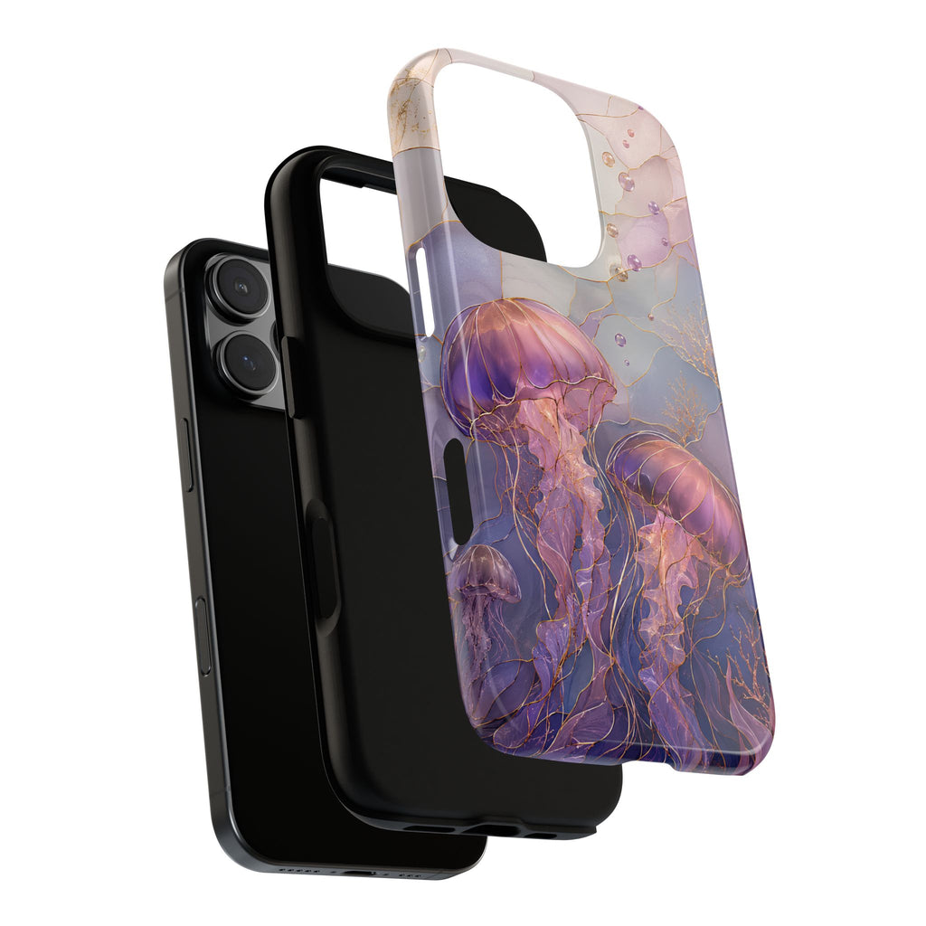Jellyfish iPhone Case | Stained Glass Ocean iPhone Case
