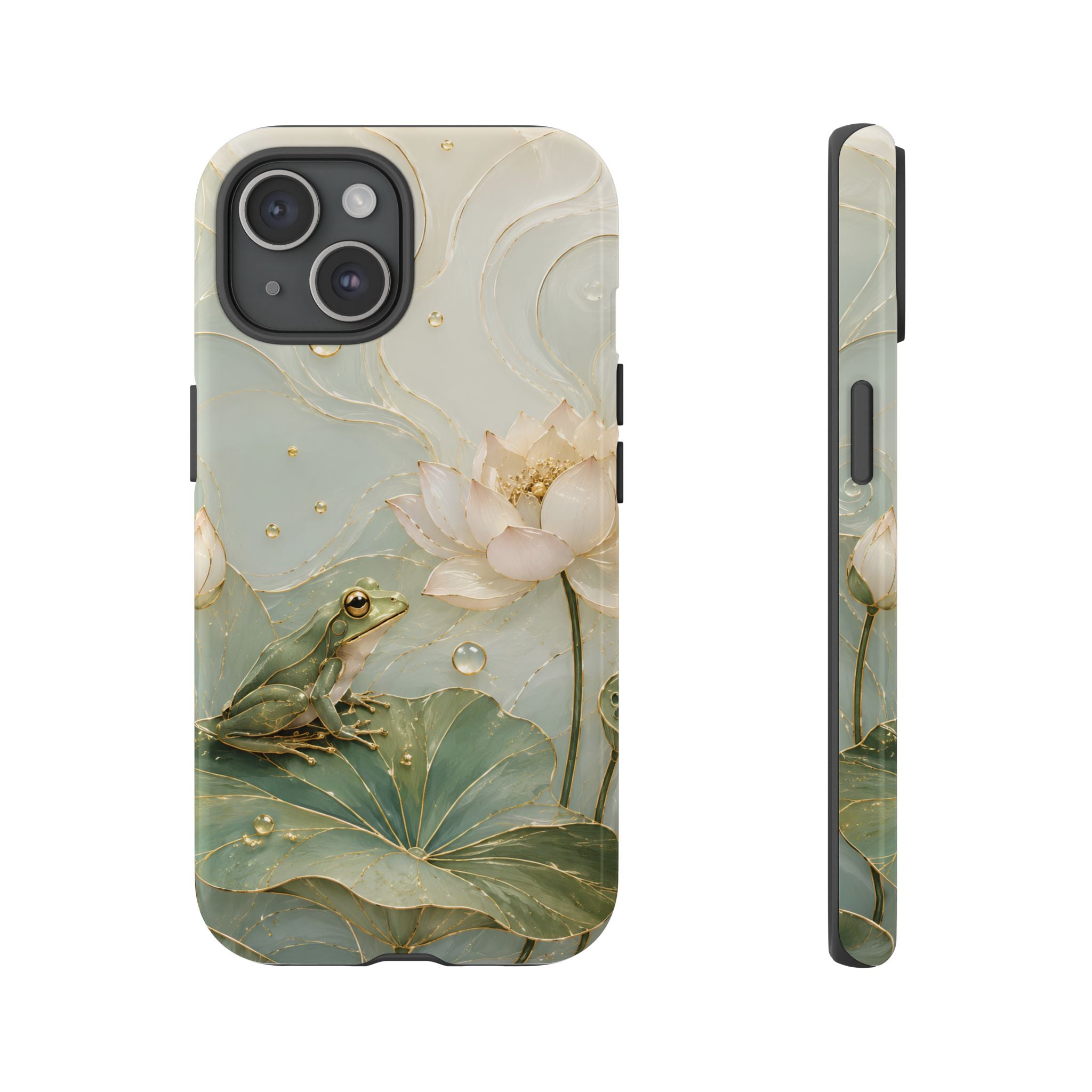 Lotus Frog iPhone Case | Water Lily iPhone Case