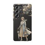 Vintage Chic Samsung Galaxy Phone Case | Stylish Woman Illustration