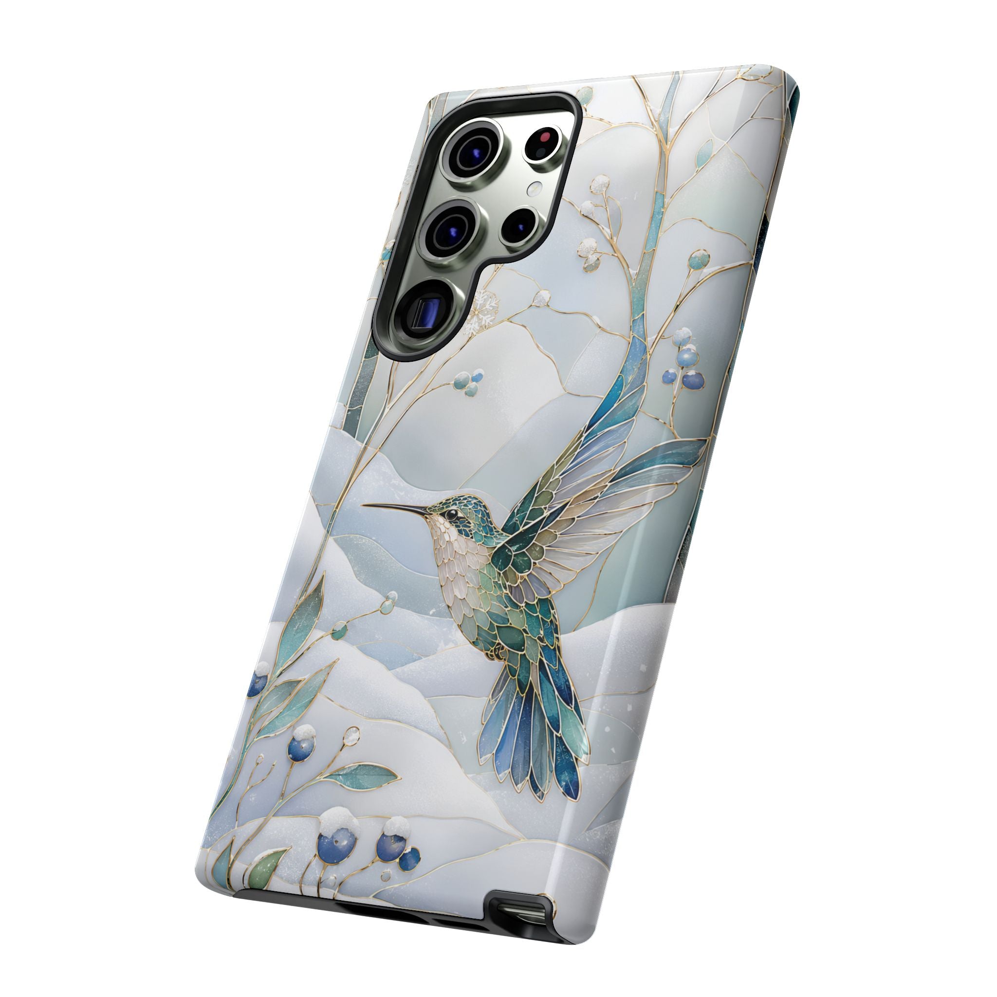 Hummingbird Samsung Galaxy Phone Case | Winter Bird iPhone Case