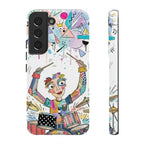 Drummer Boy Samsung Galaxy Phone Case | Colorful Cartoon Drum Kit Protective Cover