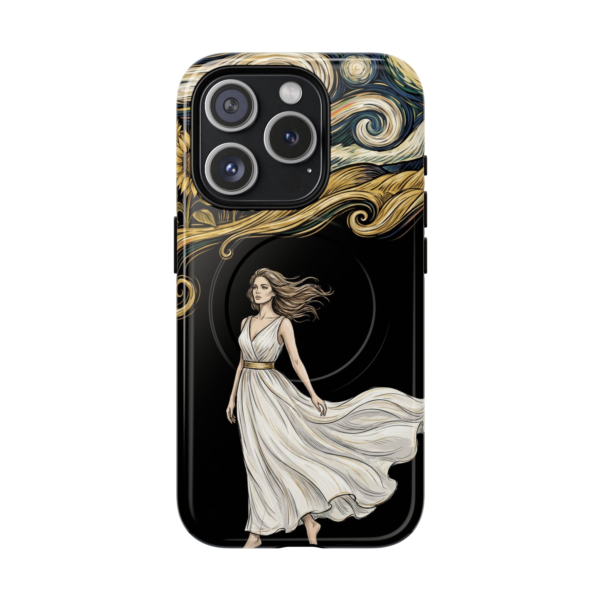 Grecian Muse MagSafe iPhone Case | Artistic Goddess Protective Case