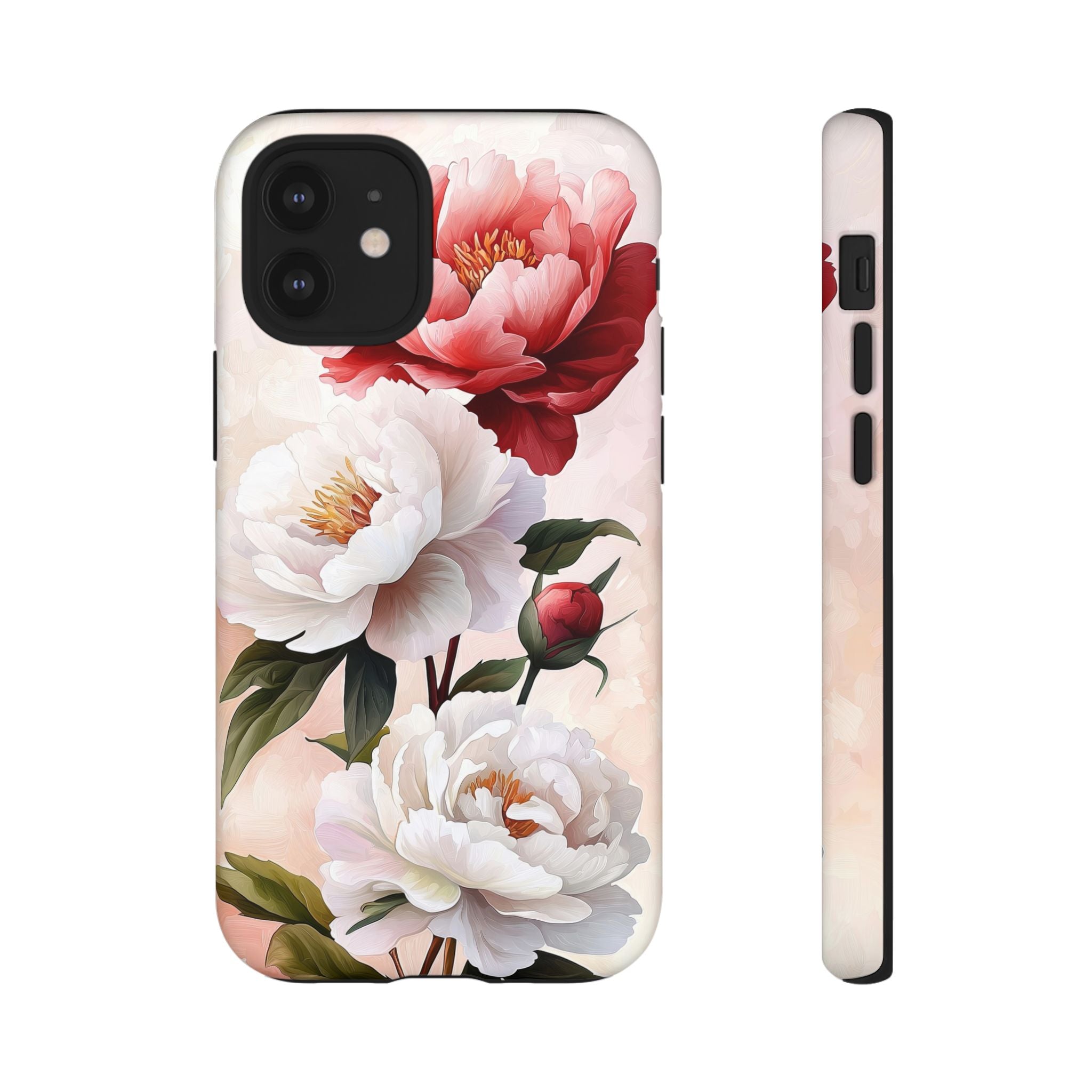 Floral Peony Tough iPhone Case