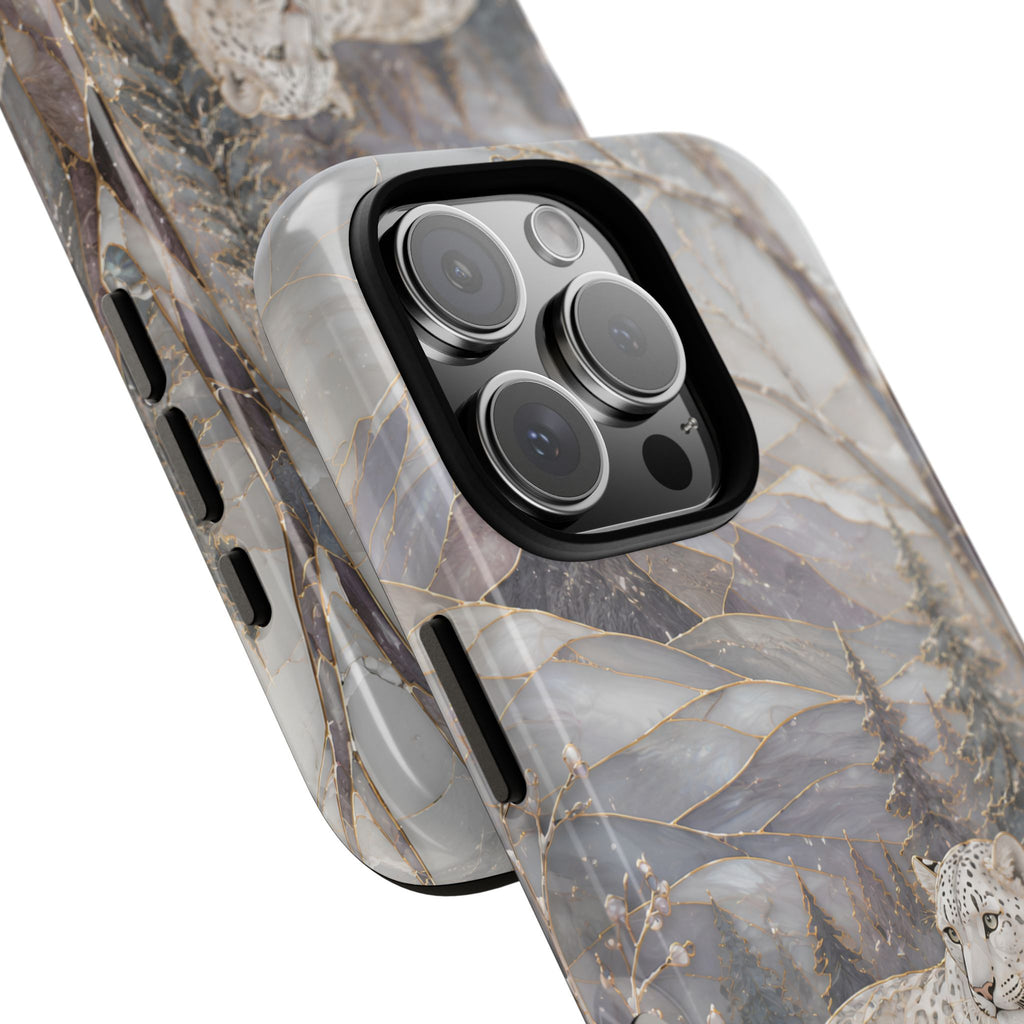 Snow Leopard iPhone Case | Winter Wildlife iPhone Case