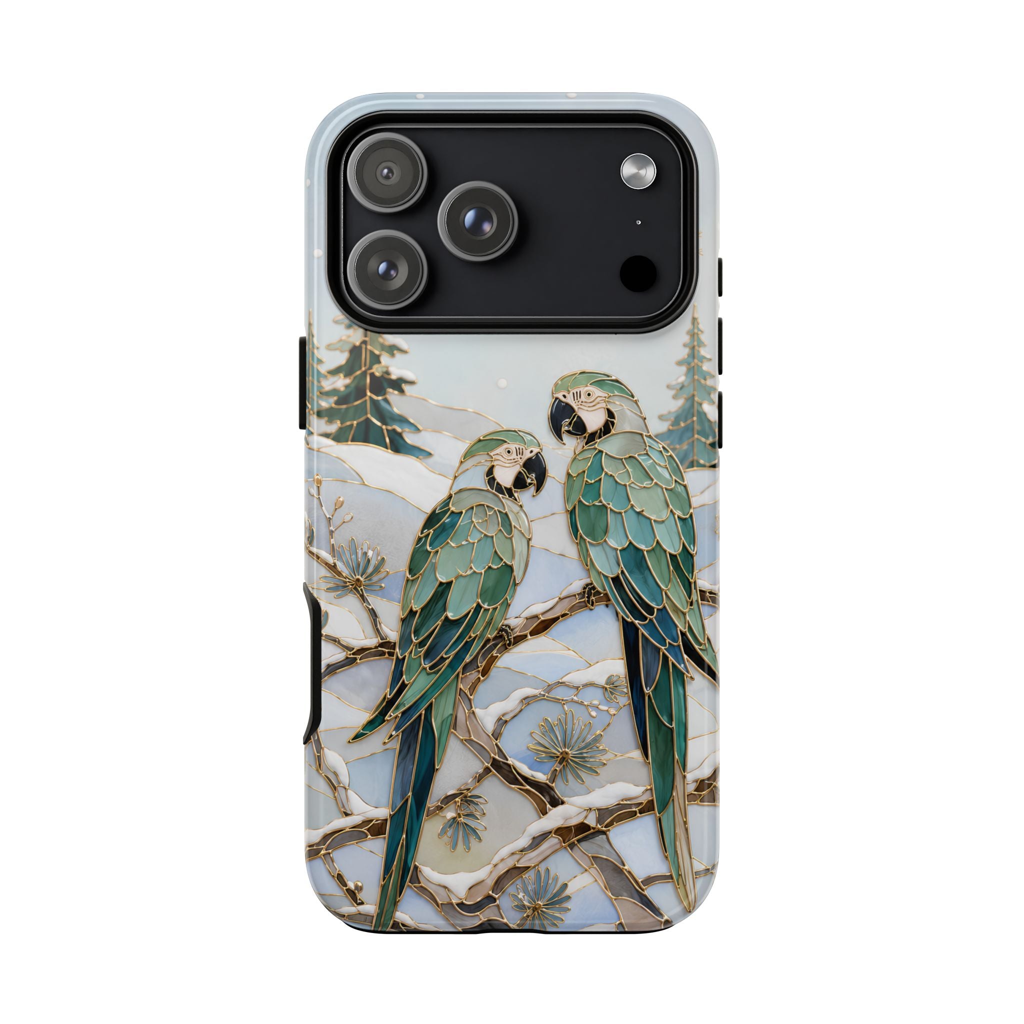 Parrot iPhone Case | Winter Bird iPhone Case