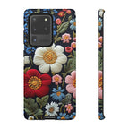 Floral Embroidered Garden Samsung Galaxy Case