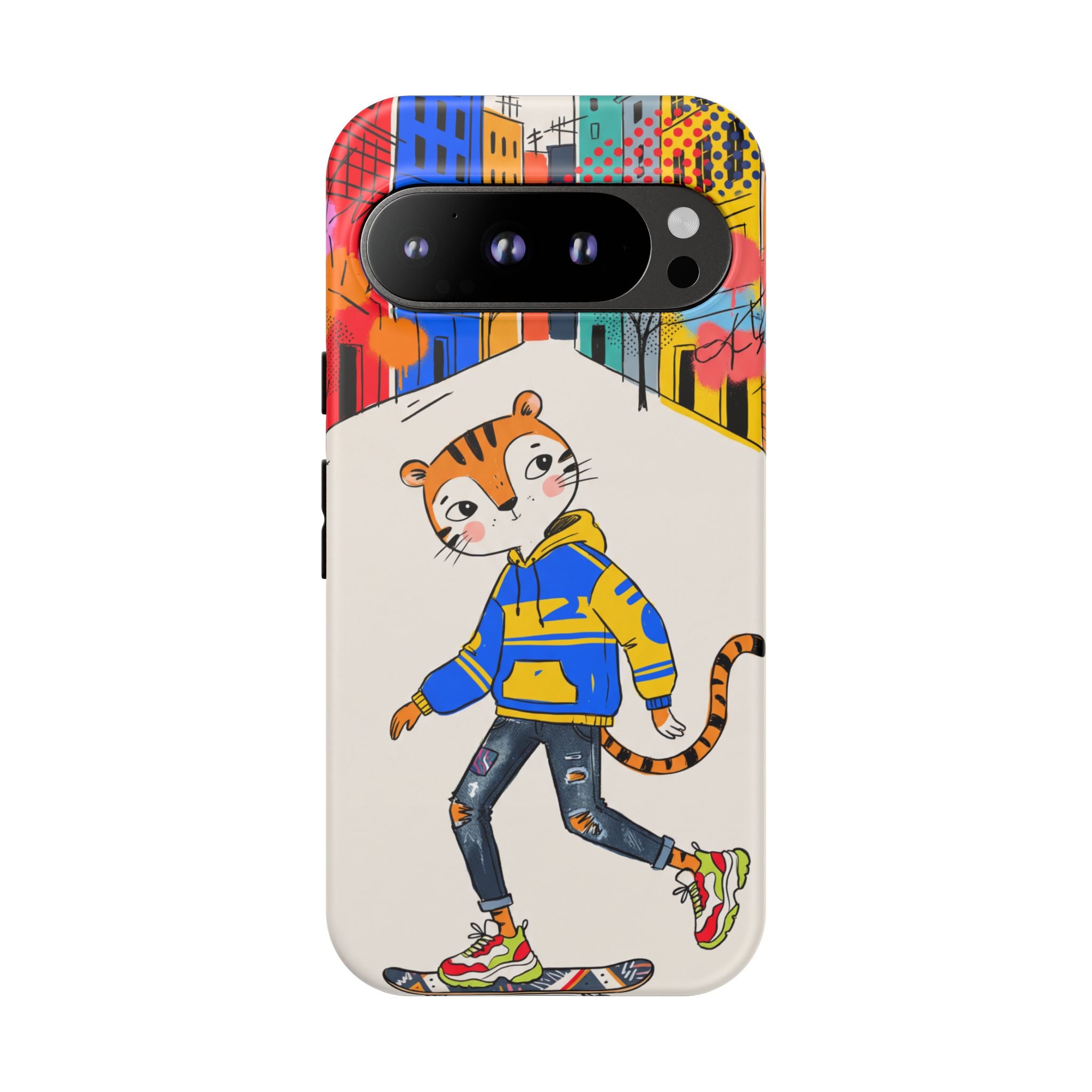 Skater Tiger Google Pixel Phone Case