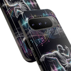 Custodia per telefono Google Pixel Dancer Neon Skyline