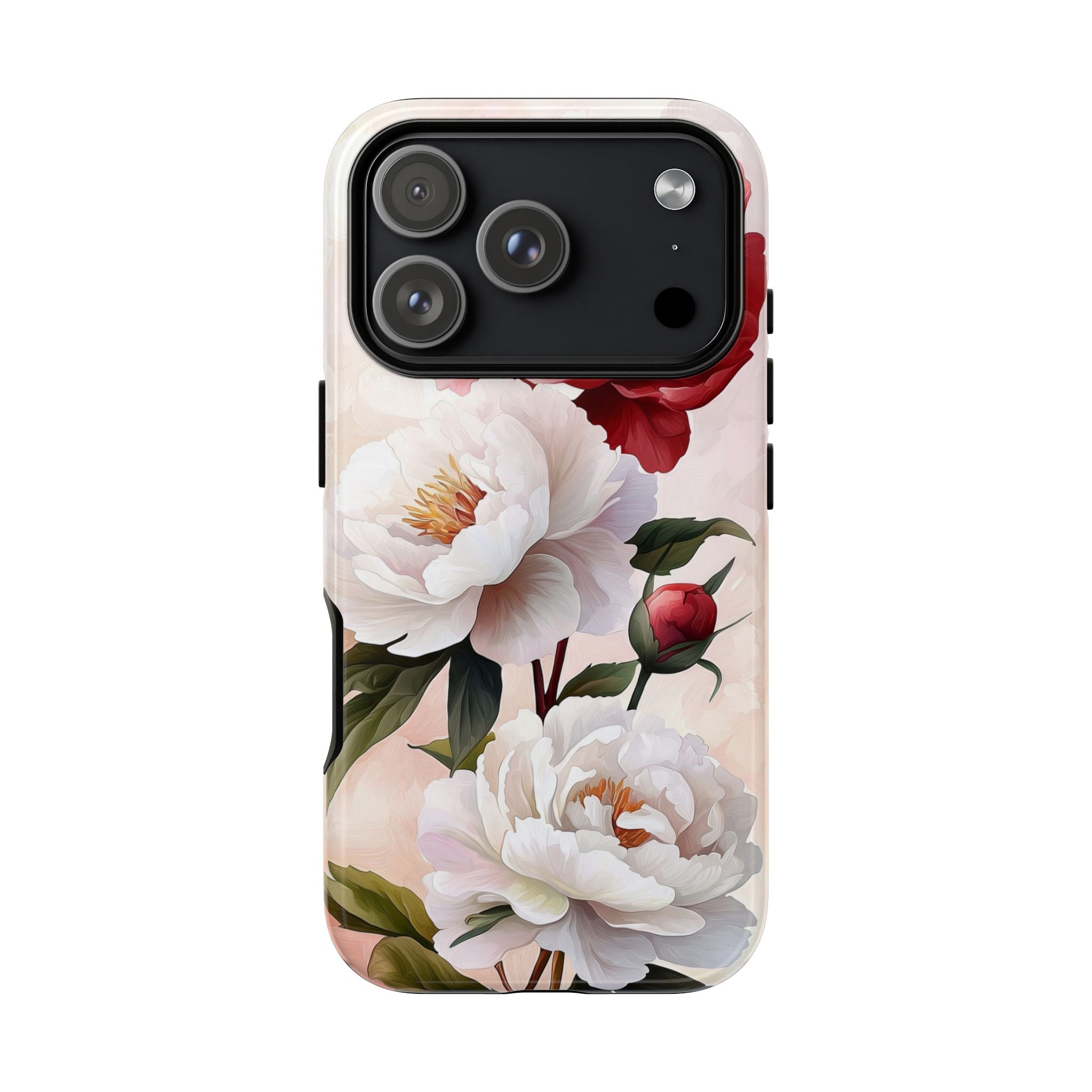 Floral Peony Tough iPhone Case