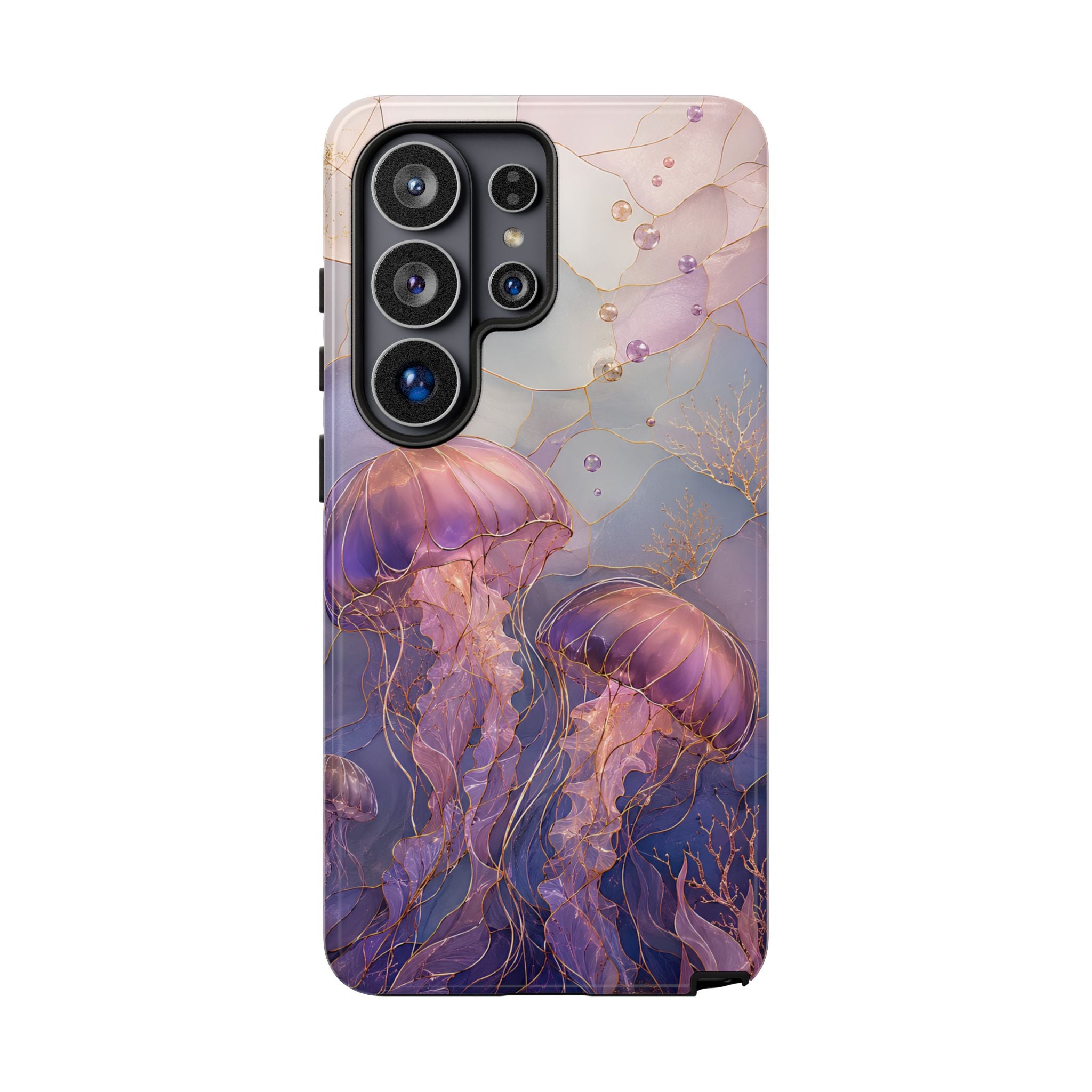 Jellyfish Samsung Galaxy Phone Case | Stained Glass Ocean Phone Case