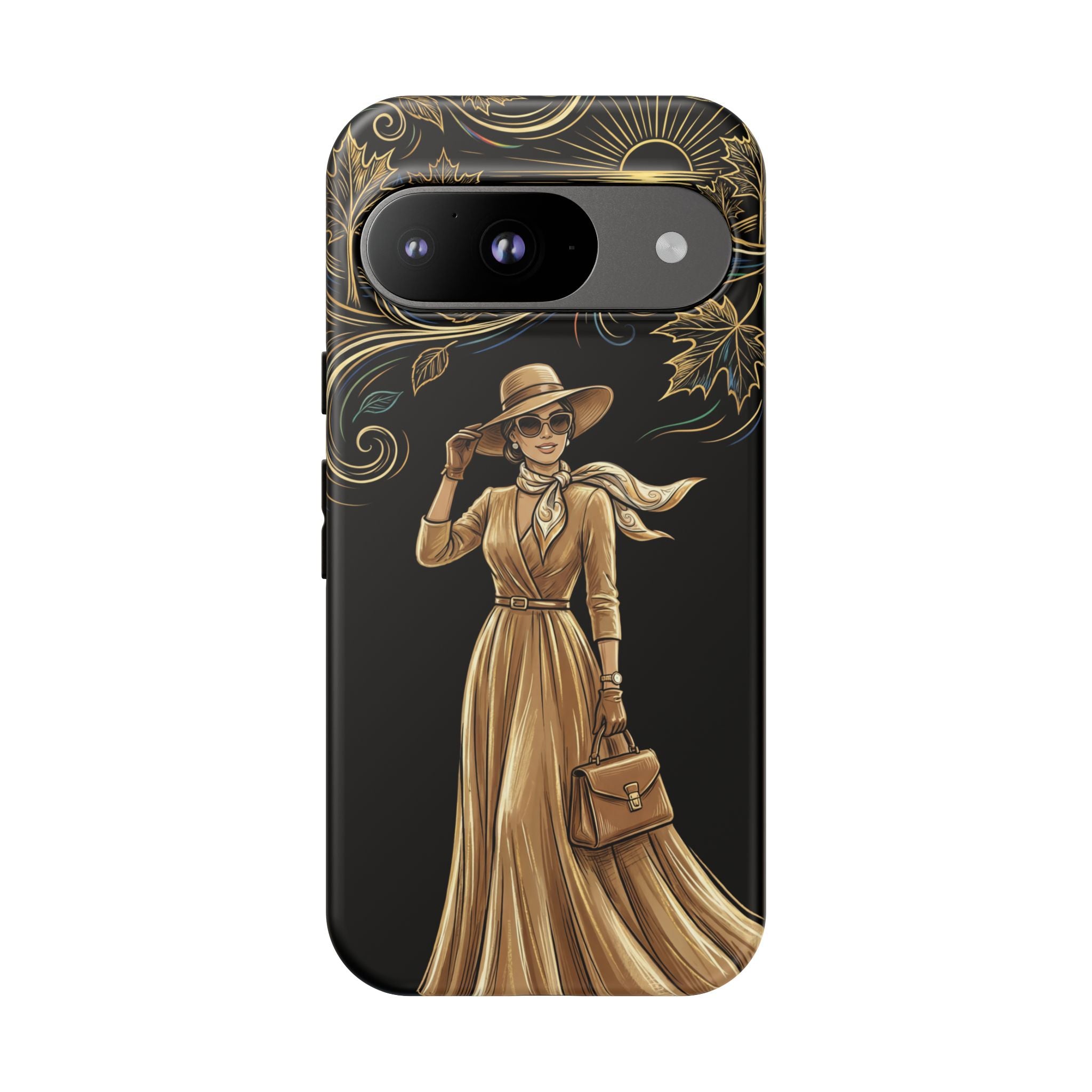 Vintage Autumn Lady Google Pixel Phone Case