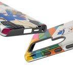 Dapper Polar Bear Wine Lover Illustrated Protective Samsung Galaxy Phone Case