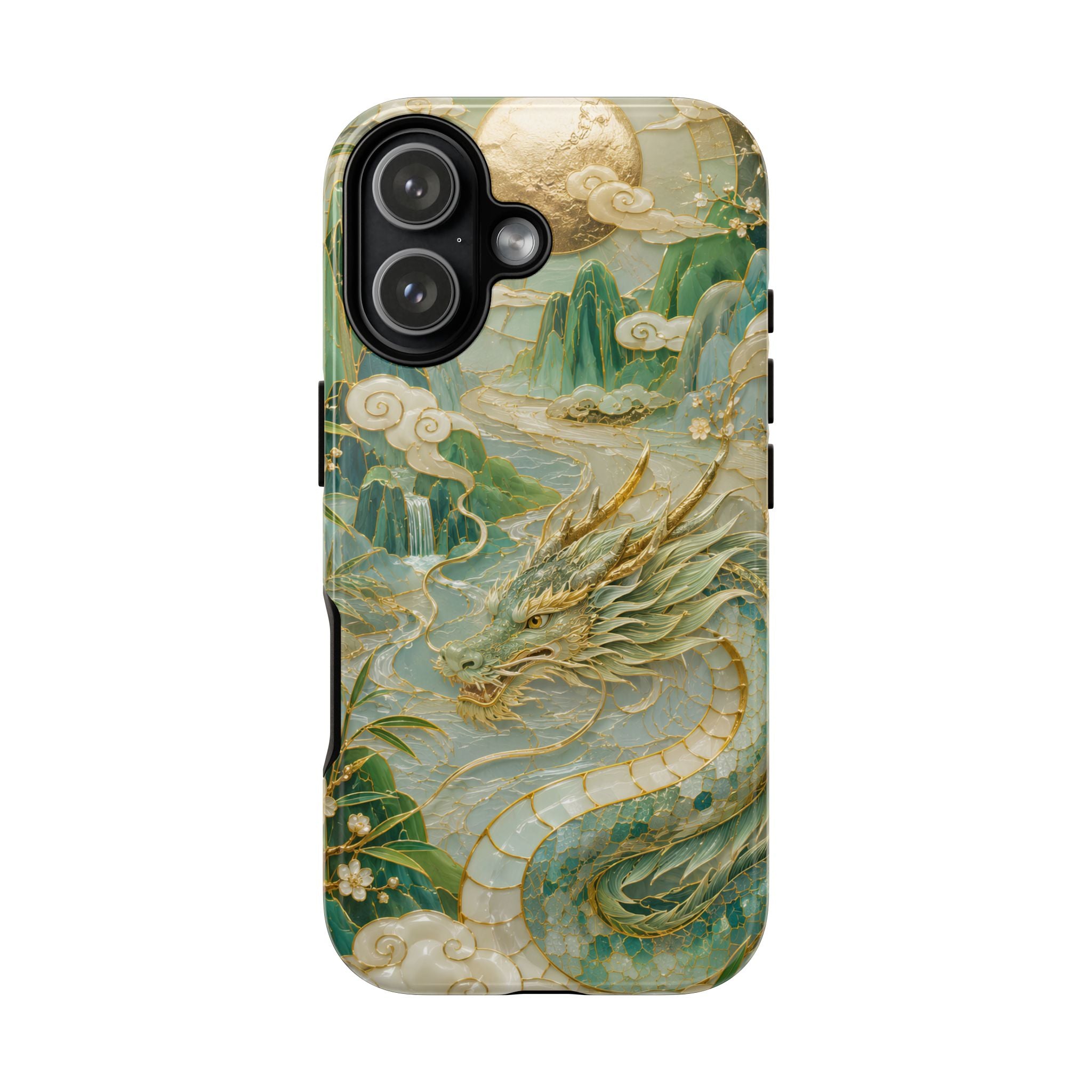 Chinese Dragon iPhone Case | Jade Dragon Art Cover