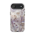 Stained Glass Wildflower iPhone Case | Floral Meadow iPhone Case