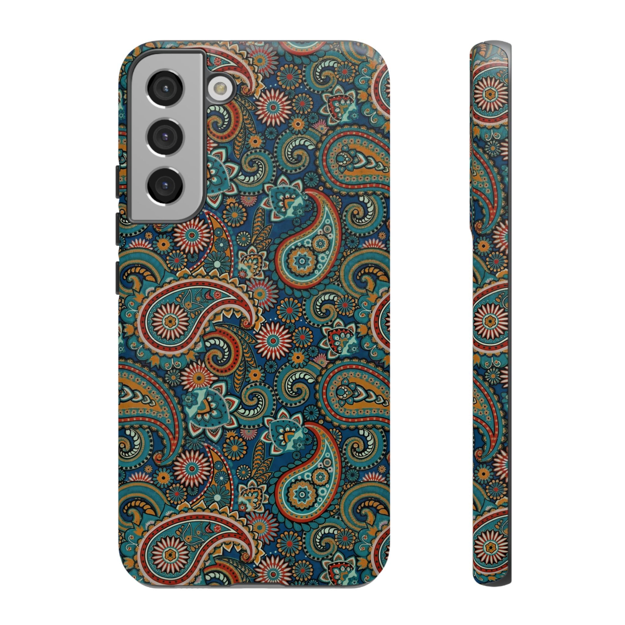 Batik Vibrant Paisley Protective Tough Samsung Galaxy Case
