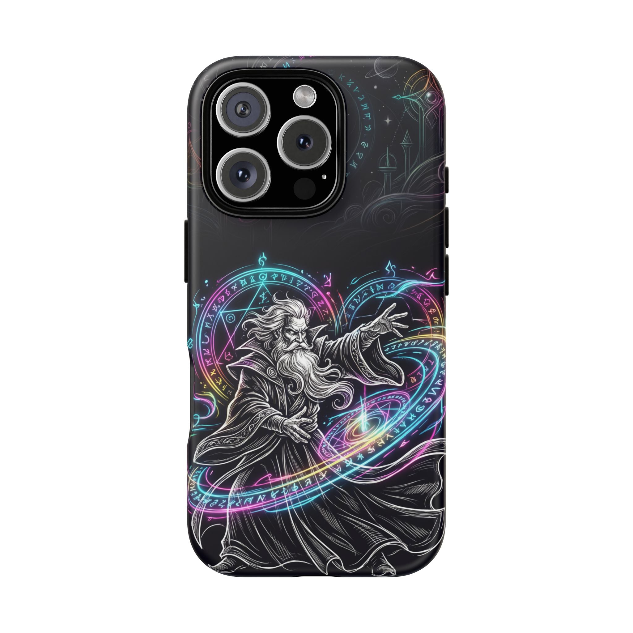 Neon Spell Art Wizard Magic iPhone Case