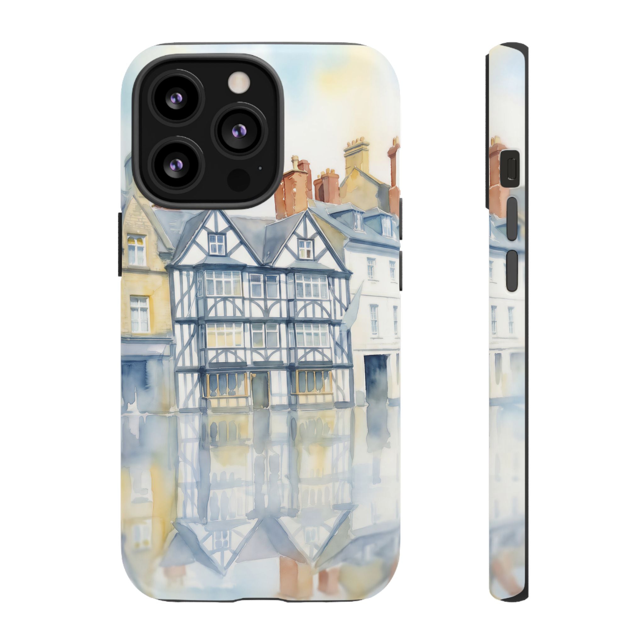 English Tudor Building Aesthetic iPhone Case