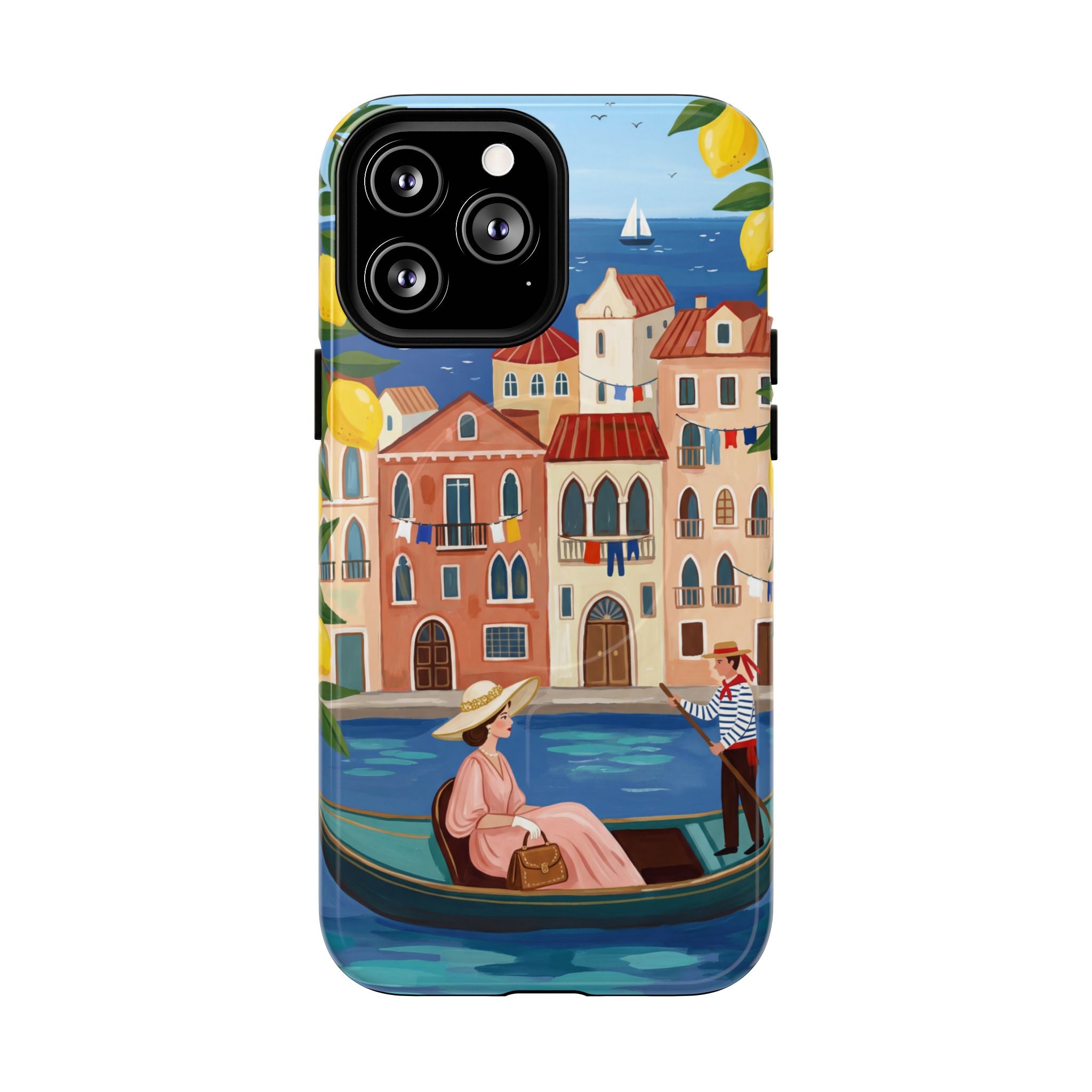 Venetian Gondola MagSafe iPhone Case | Lemon Coast Waterfront Travel