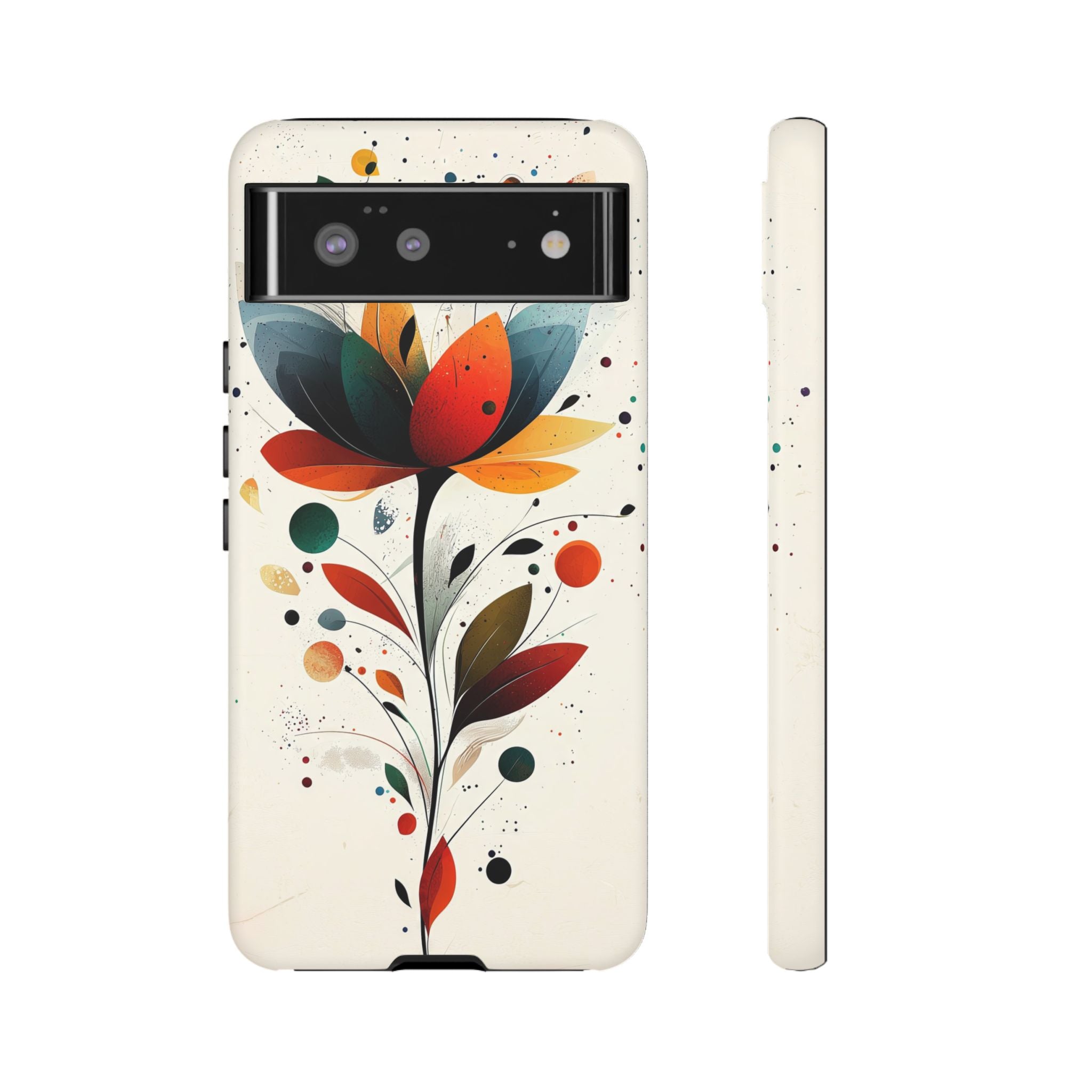 Floral Abstract Google Pixel Case | Colourful Botanical Art