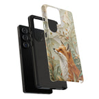 Fox Samsung Galaxy Phone Case | Woodland Fox Art Cover