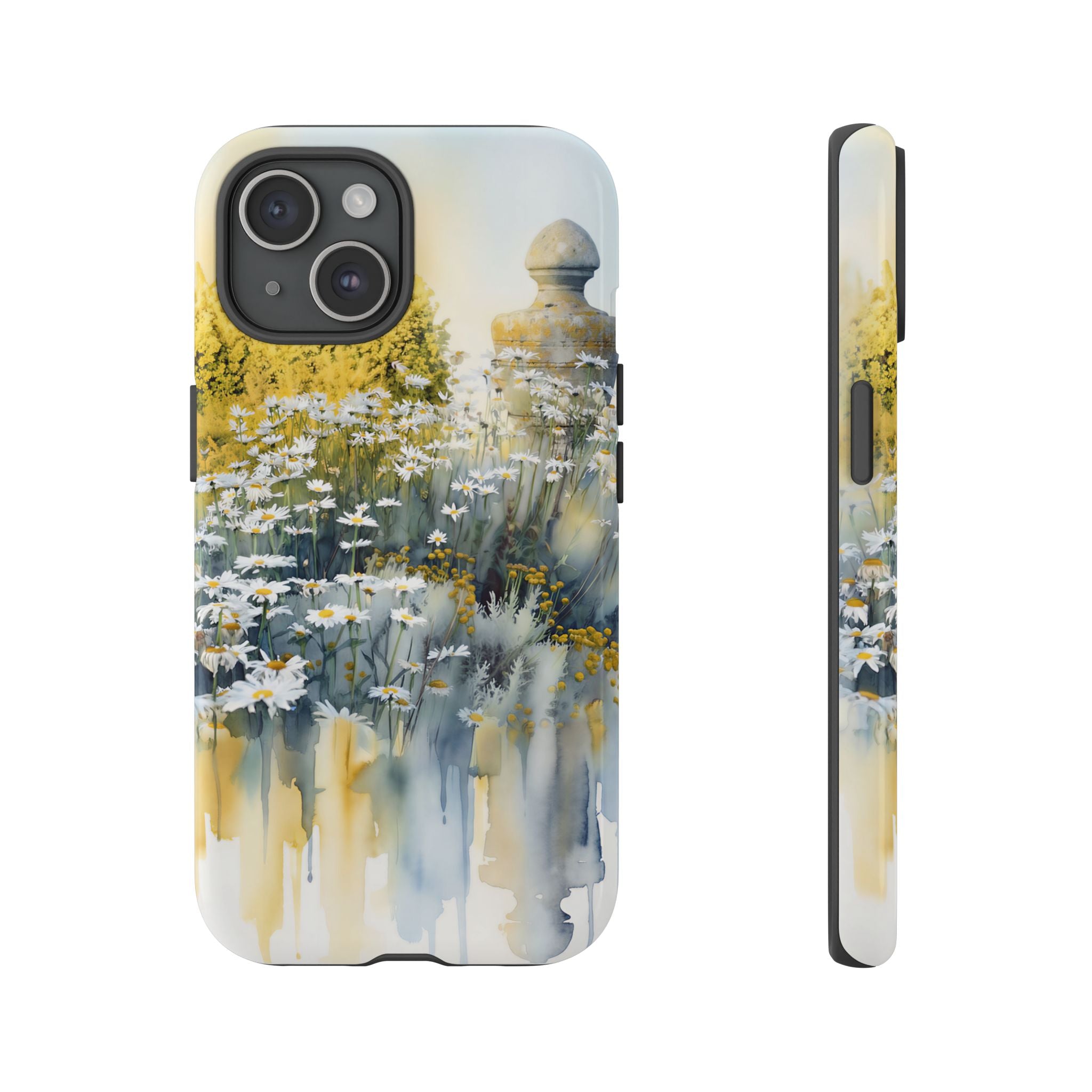 Watercolor Floral Daisy Garden iPhone Case