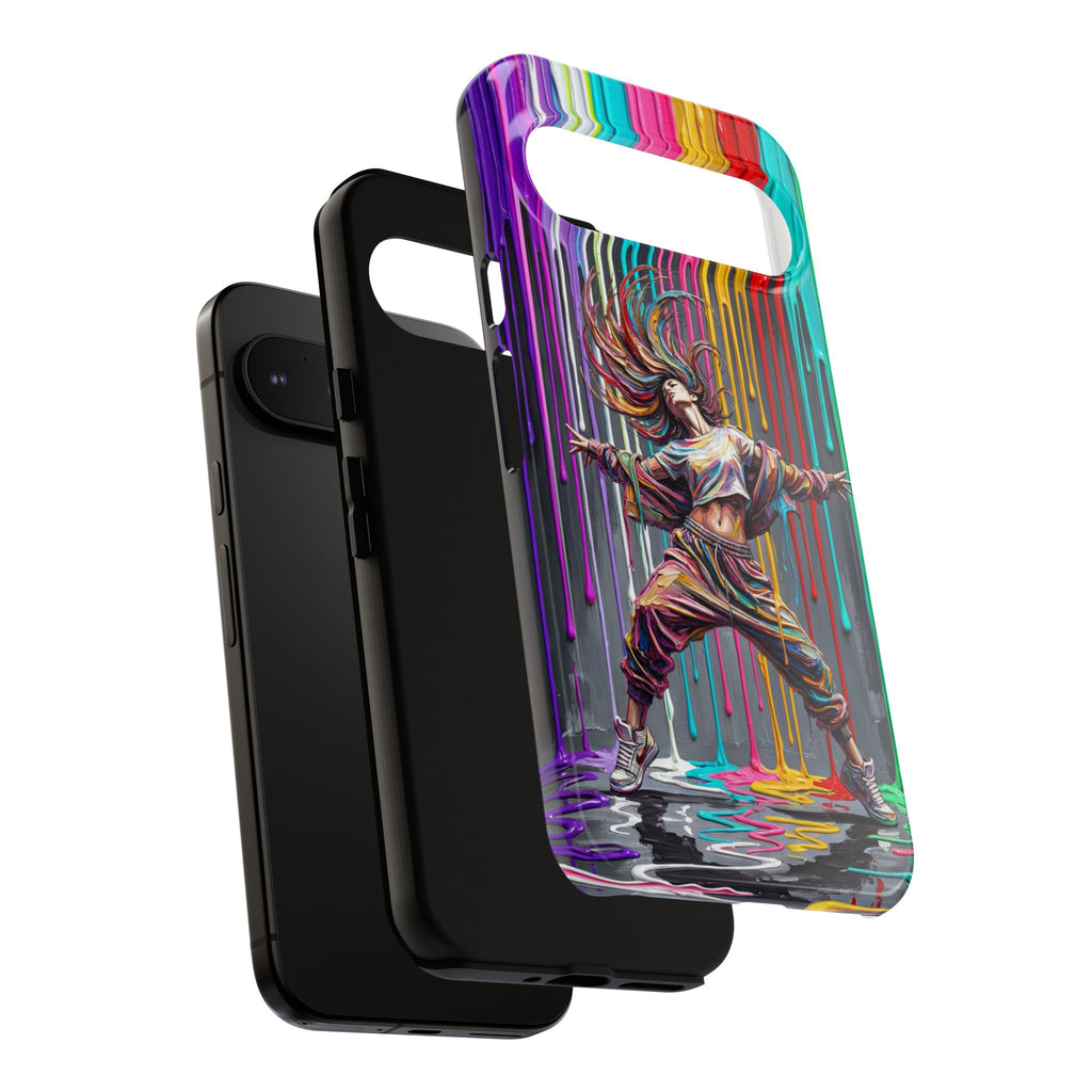 Google Pixel Phone Case | Colorful Street Dance Drip Design