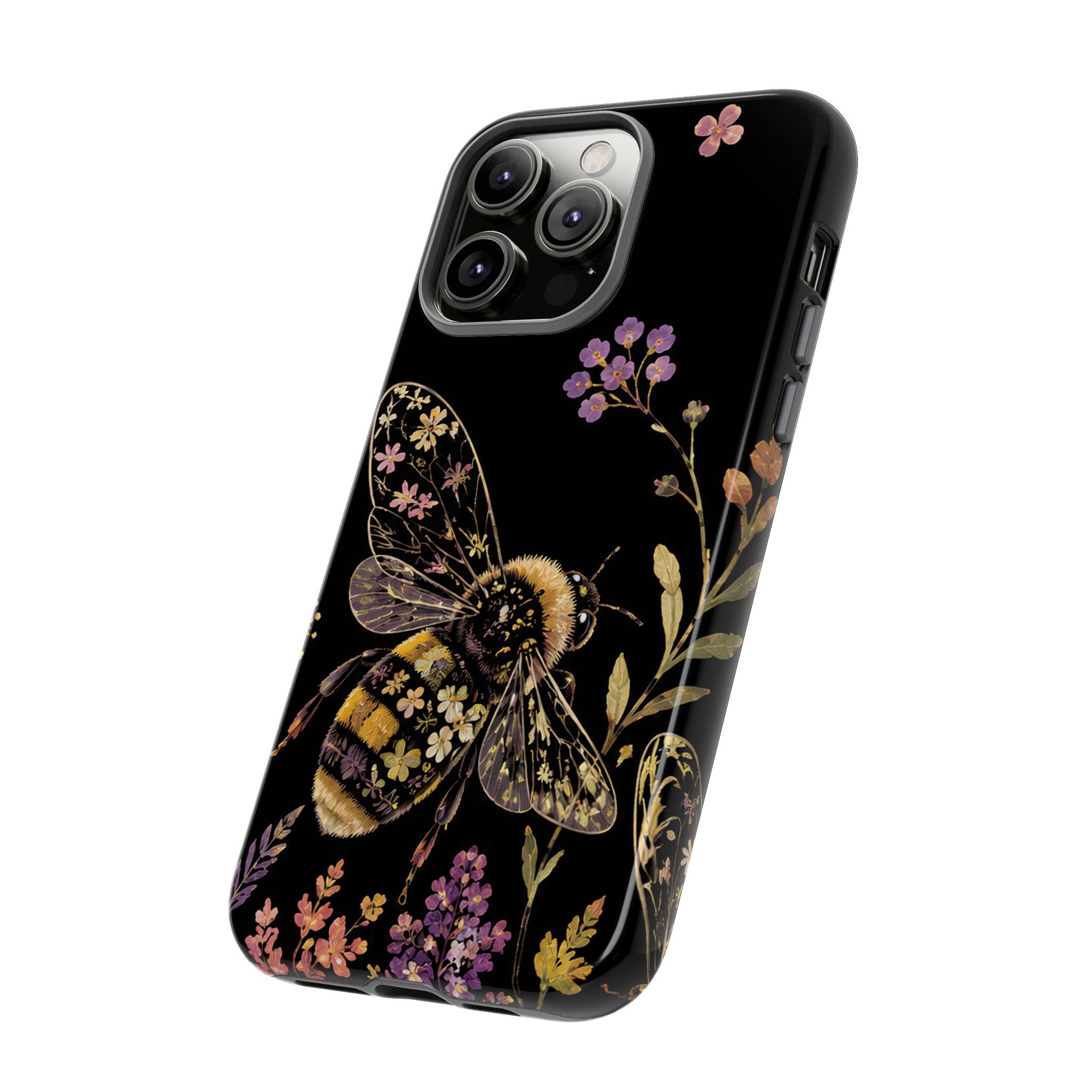Vintage Bee Floral iPhone Case