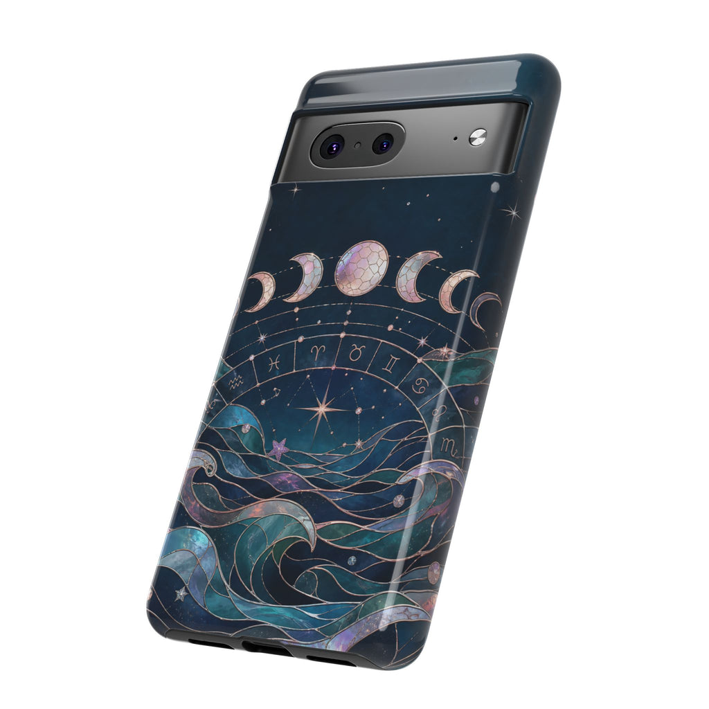 Celestial Zodiac Wheel Google Pixel Phone Case | Moon Phase Phone Case
