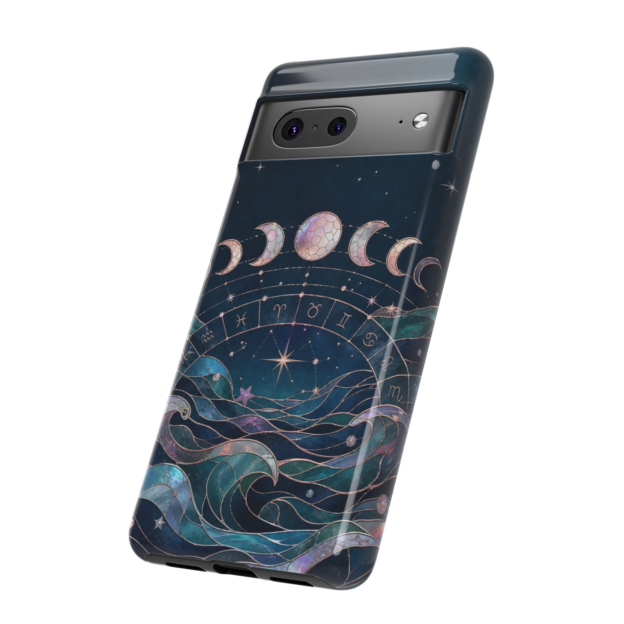 Celestial Zodiac Wheel Google Pixel Phone Case | Moon Phase Phone Case